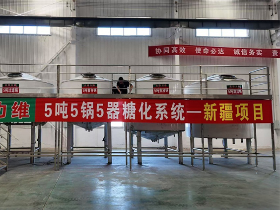 郸城精酿啤酒设备厂—5吨精酿啤酒设备—新疆项目